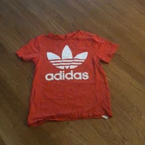 Boys Adidas Orange T-Shirt